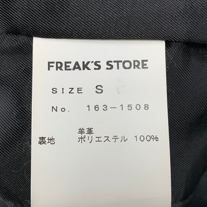 【中古品】【メンズ】 163-1508 LAMB LEATHER DOUBLE RIDERS JACKET ラム レザー ダブル ライダース ジャケット アウター 147-251109-cs-16-izu サイズ：S カラー：ブラック 万代Net店