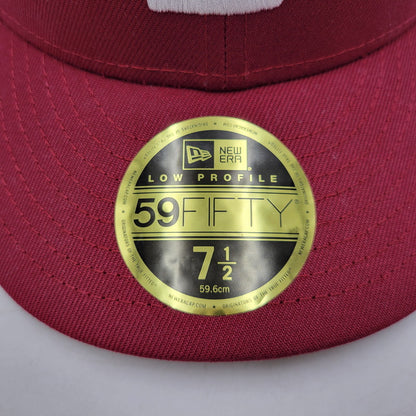 【中古品】【メンズ/レディース】 DESCENDANT ディセンダント ×NEWERA ニューエラ 59FIFTY BB CAP ベースボールキャップ 帽子 185-251108-as-36-izu サイズ：7 1/2（59.6cm） カラー：ボルドー 万代Net店