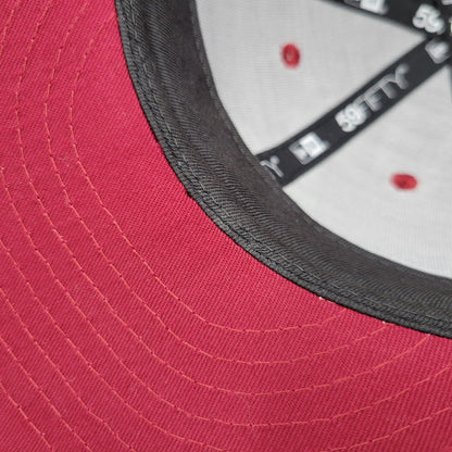 【中古品】【メンズ/レディース】 DESCENDANT ディセンダント ×NEWERA ニューエラ 59FIFTY BB CAP ベースボールキャップ 帽子 185-251108-as-36-izu サイズ：7 1/2（59.6cm） カラー：ボルドー 万代Net店