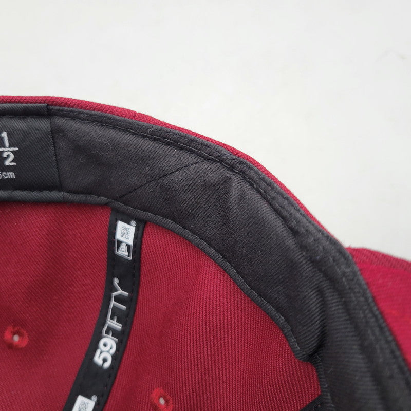 【中古品】【メンズ/レディース】 DESCENDANT ディセンダント ×NEWERA ニューエラ 59FIFTY BB CAP ベースボールキャップ 帽子 185-251108-as-36-izu サイズ：7 1/2（59.6cm） カラー：ボルドー 万代Net店