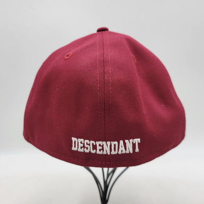 【中古品】【メンズ/レディース】 DESCENDANT ディセンダント ×NEWERA ニューエラ 59FIFTY BB CAP ベースボールキャップ 帽子 185-251108-as-36-izu サイズ：7 1/2（59.6cm） カラー：ボルドー 万代Net店