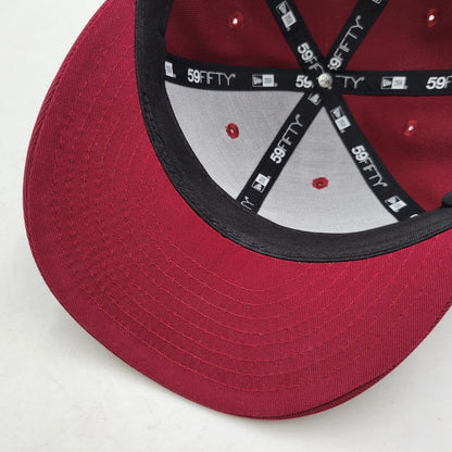 【中古品】【メンズ/レディース】 DESCENDANT ディセンダント ×NEWERA ニューエラ 59FIFTY BB CAP ベースボールキャップ 帽子 185-251108-as-36-izu サイズ：7 1/2（59.6cm） カラー：ボルドー 万代Net店