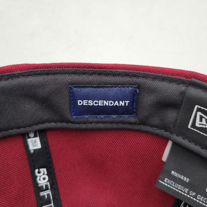 【中古品】【メンズ/レディース】 DESCENDANT ディセンダント ×NEWERA ニューエラ 59FIFTY BB CAP ベースボールキャップ 帽子 185-251108-as-36-izu サイズ：7 1/2（59.6cm） カラー：ボルドー 万代Net店