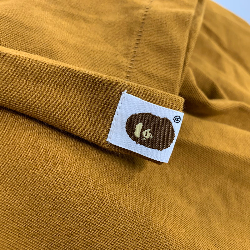 【中古品】【メンズ】 A BATHING APE アベイシングエイプ 001TEL301334M COLLEGE MONOGRAM APE HEAD TEE カレッジ モノグラム エイプ ヘッド Tシャツ トップス 半袖 142-251109-cs-20-izu サイズ：XL カラー：ブラウン 万代Net店