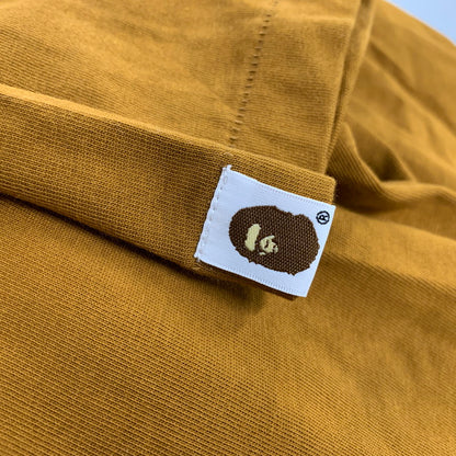 【中古品】【メンズ】 A BATHING APE アベイシングエイプ 001TEL301334M COLLEGE MONOGRAM APE HEAD TEE カレッジ モノグラム エイプ ヘッド Tシャツ トップス 半袖 142-251109-cs-20-izu サイズ：XL カラー：ブラウン 万代Net店