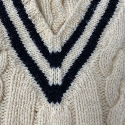 【中古品】【メンズ】 TILDEN KNIT チルデン ニット 長袖 トップス 146-251109-as-08-izu サイズ：M カラー：クリーム系 万代Net店