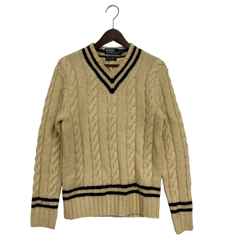 【中古品】【メンズ】 TILDEN KNIT チルデン ニット 長袖 トップス 146-251109-as-08-izu サイズ：M カラー：クリーム系 万代Net店
