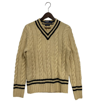 【中古品】【メンズ】 TILDEN KNIT チルデン ニット 長袖 トップス 146-251109-as-08-izu サイズ：M カラー：クリーム系 万代Net店