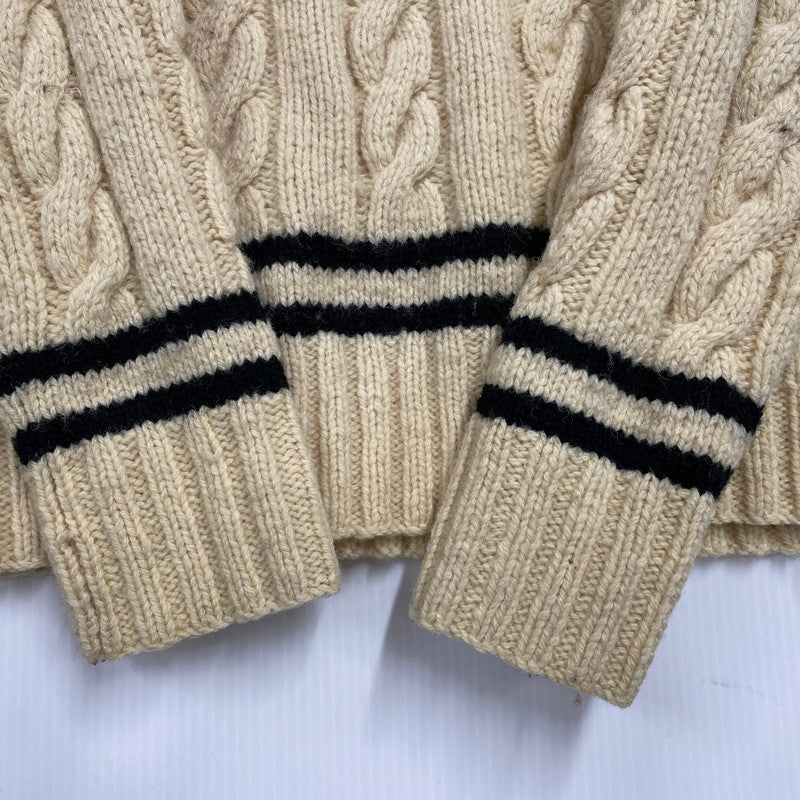 【中古品】【メンズ】 TILDEN KNIT チルデン ニット 長袖 トップス 146-251109-as-08-izu サイズ：M カラー：クリーム系 万代Net店