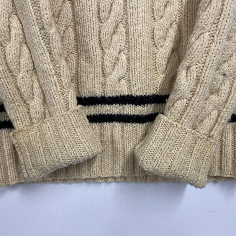 【中古品】【メンズ】 TILDEN KNIT チルデン ニット 長袖 トップス 146-251109-as-08-izu サイズ：M カラー：クリーム系 万代Net店