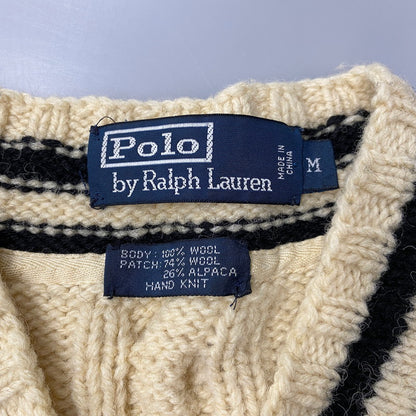 【中古品】【メンズ】 TILDEN KNIT チルデン ニット 長袖 トップス 146-251109-as-08-izu サイズ：M カラー：クリーム系 万代Net店