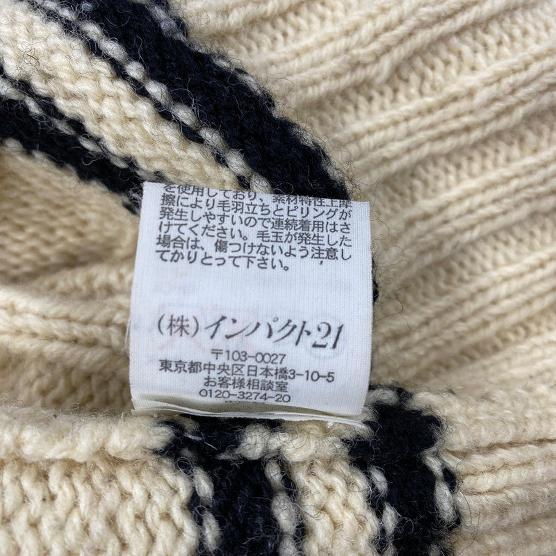 【中古品】【メンズ】 TILDEN KNIT チルデン ニット 長袖 トップス 146-251109-as-08-izu サイズ：M カラー：クリーム系 万代Net店