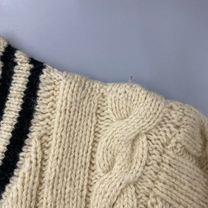 【中古品】【メンズ】 TILDEN KNIT チルデン ニット 長袖 トップス 146-251109-as-08-izu サイズ：M カラー：クリーム系 万代Net店
