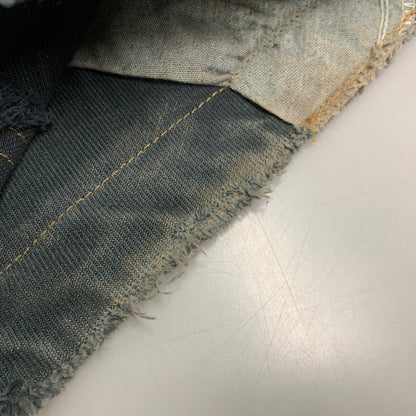 【現状渡し品】 USED REMAKE BLACK DENIM PANTS リメイク ブラック デニムパンツ ボトムス 157-260608-as-08-izu カラー：ブラック系 万代Net店
