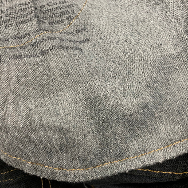 【現状渡し品】 USED REMAKE BLACK DENIM PANTS リメイク ブラック デニムパンツ ボトムス 157-260608-as-08-izu カラー：ブラック系 万代Net店