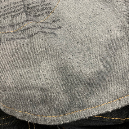 【現状渡し品】 USED REMAKE BLACK DENIM PANTS リメイク ブラック デニムパンツ ボトムス 157-260608-as-08-izu カラー：ブラック系 万代Net店