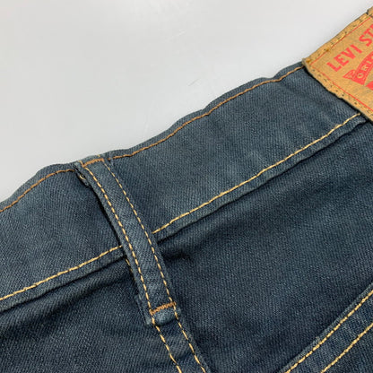 【現状渡し品】 USED REMAKE BLACK DENIM PANTS リメイク ブラック デニムパンツ ボトムス 157-260608-as-08-izu カラー：ブラック系 万代Net店