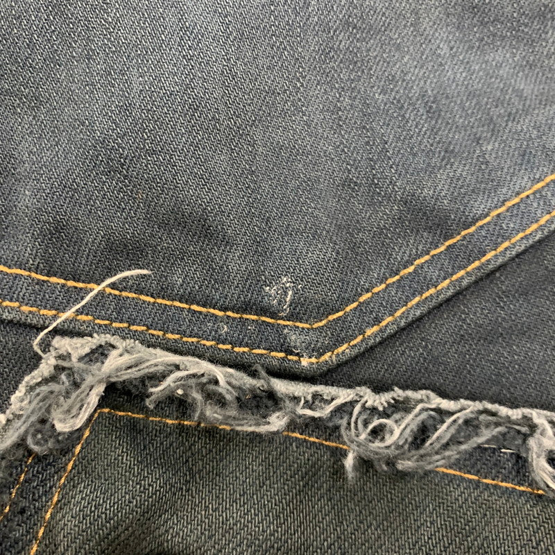 【現状渡し品】 USED REMAKE BLACK DENIM PANTS リメイク ブラック デニムパンツ ボトムス 157-260608-as-08-izu カラー：ブラック系 万代Net店
