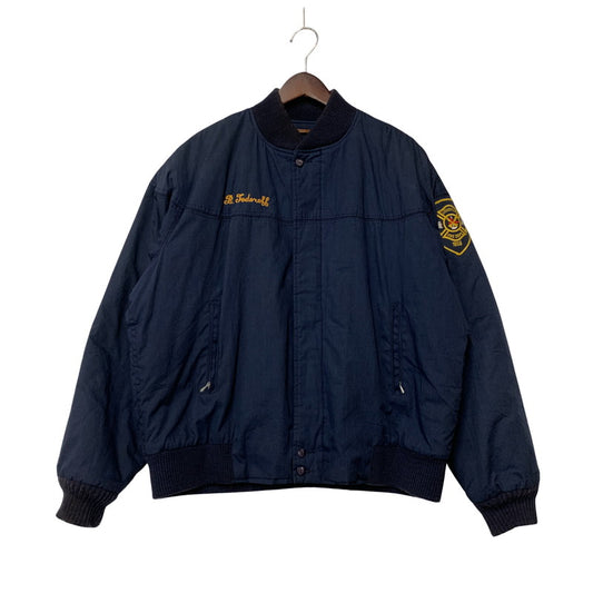【現状渡し品】【メンズ】 CATALINA VARSITY カタリナ バーシティー IDEALジッパー USA製 80S DERBY JACKET ダービージャケット アウター 146-251105-cs-01-izu サイズ：42 カラー：ネイビー 万代Net店