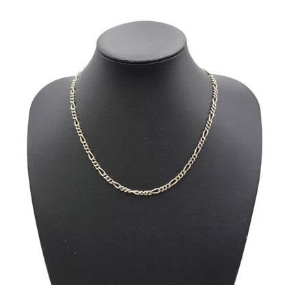 【中古品】【メンズ/レディース】 925 フィガロチェーン ネックレス アクセサリー 192-251112-cs-18-izu カラー：シルバー 万代Net店