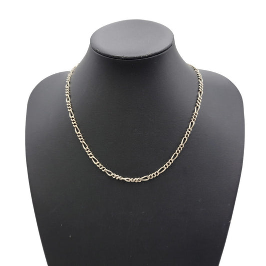 【中古品】【メンズ/レディース】 925 フィガロチェーン ネックレス アクセサリー 192-251112-cs-18-izu カラー：シルバー 万代Net店