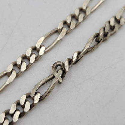 【中古品】【メンズ/レディース】 925 フィガロチェーン ネックレス アクセサリー 192-251112-cs-18-izu カラー：シルバー 万代Net店