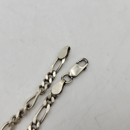 【中古品】【メンズ/レディース】 925 フィガロチェーン ネックレス アクセサリー 192-251112-cs-18-izu カラー：シルバー 万代Net店