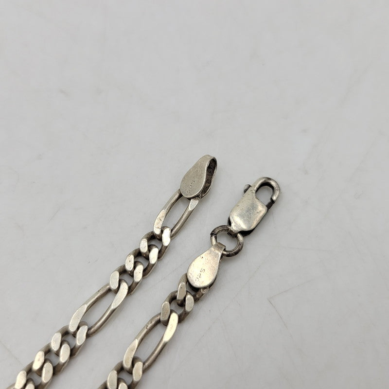 【中古品】【メンズ/レディース】 925 フィガロチェーン ネックレス アクセサリー 192-251112-cs-18-izu カラー：シルバー 万代Net店