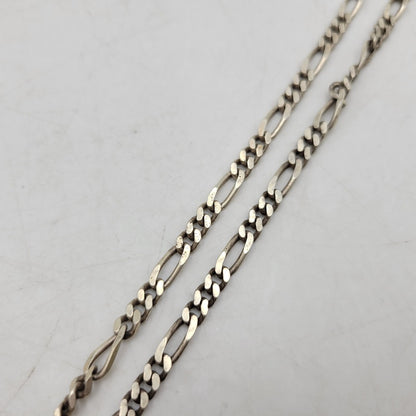 【中古品】【メンズ/レディース】 925 フィガロチェーン ネックレス アクセサリー 192-251112-cs-18-izu カラー：シルバー 万代Net店