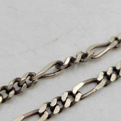 【中古品】【メンズ/レディース】 925 フィガロチェーン ネックレス アクセサリー 192-251112-cs-18-izu カラー：シルバー 万代Net店