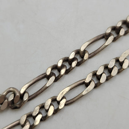 【中古品】【メンズ/レディース】 925 フィガロチェーン ネックレス アクセサリー 192-251112-cs-18-izu カラー：シルバー 万代Net店