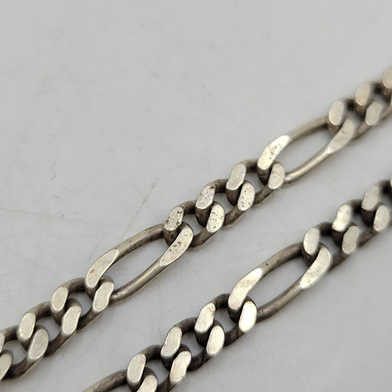 【中古品】【メンズ/レディース】 925 フィガロチェーン ネックレス アクセサリー 192-251112-cs-18-izu カラー：シルバー 万代Net店