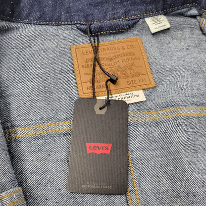【中古美品】【メンズ】 LEVI'S PREMIUM リーバイス プレミアム PC9-A3174-0002 TYPE 1 TRACKER DENIM JACKET タイプ1 トラッカー デニム ジャケット アウター 147-251105-izu サイズ：XXL カラー：インディゴ 万代Net店