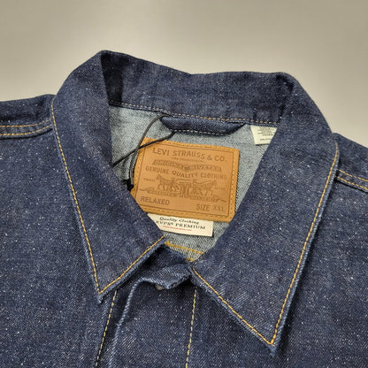 【中古美品】【メンズ】 LEVI'S PREMIUM リーバイス プレミアム PC9-A3174-0002 TYPE 1 TRACKER DENIM JACKET タイプ1 トラッカー デニム ジャケット アウター 147-251105-izu サイズ：XXL カラー：インディゴ 万代Net店