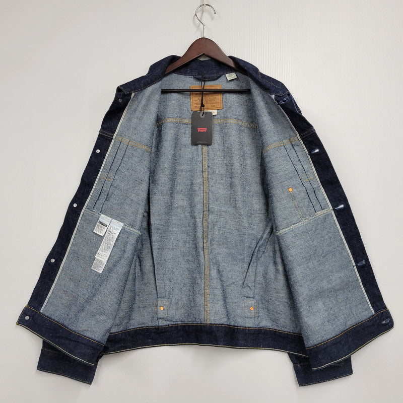 【中古美品】【メンズ】 LEVI'S PREMIUM リーバイス プレミアム PC9-A3174-0002 TYPE 1 TRACKER DENIM JACKET タイプ1 トラッカー デニム ジャケット アウター 147-251105-izu サイズ：XXL カラー：インディゴ 万代Net店