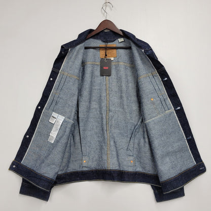 【中古美品】【メンズ】 LEVI'S PREMIUM リーバイス プレミアム PC9-A3174-0002 TYPE 1 TRACKER DENIM JACKET タイプ1 トラッカー デニム ジャケット アウター 147-251105-izu サイズ：XXL カラー：インディゴ 万代Net店