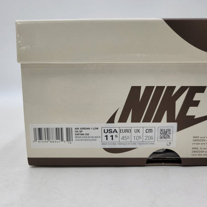 【中古品】【メンズ】 NIKE ナイキ × TRAVIS SCOTT トラヴィススコット AIR JORDAN 1 LOW OG SP DM7866-200 エアジョーダン 1 ロー OG SP スニーカー シューズ 靴 160-251106-as-16-izu サイズ：29.5cm カラー：MEDIUM OLIVE/BLACK-SAIL-MUSLIN 万代Net店