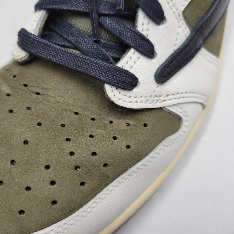 【中古品】【メンズ】 NIKE ナイキ × TRAVIS SCOTT トラヴィススコット AIR JORDAN 1 LOW OG SP DM7866-200 エアジョーダン 1 ロー OG SP スニーカー シューズ 靴 160-251106-as-16-izu サイズ：29.5cm カラー：MEDIUM OLIVE/BLACK-SAIL-MUSLIN 万代Net店