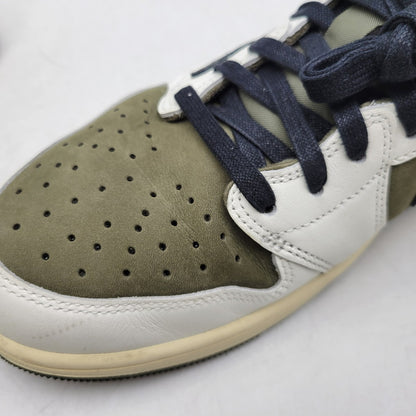 【中古品】【メンズ】 NIKE ナイキ × TRAVIS SCOTT トラヴィススコット AIR JORDAN 1 LOW OG SP DM7866-200 エアジョーダン 1 ロー OG SP スニーカー シューズ 靴 160-251106-as-16-izu サイズ：29.5cm カラー：MEDIUM OLIVE/BLACK-SAIL-MUSLIN 万代Net店