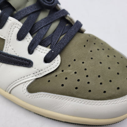 【中古品】【メンズ】 NIKE ナイキ × TRAVIS SCOTT トラヴィススコット AIR JORDAN 1 LOW OG SP DM7866-200 エアジョーダン 1 ロー OG SP スニーカー シューズ 靴 160-251106-as-16-izu サイズ：29.5cm カラー：MEDIUM OLIVE/BLACK-SAIL-MUSLIN 万代Net店