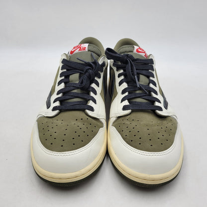 【中古品】【メンズ】 NIKE ナイキ × TRAVIS SCOTT トラヴィススコット AIR JORDAN 1 LOW OG SP DM7866-200 エアジョーダン 1 ロー OG SP スニーカー シューズ 靴 160-251106-as-16-izu サイズ：29.5cm カラー：MEDIUM OLIVE/BLACK-SAIL-MUSLIN 万代Net店
