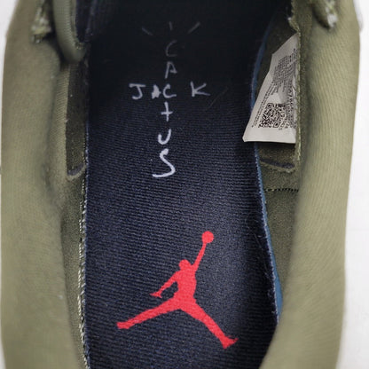 【中古品】【メンズ】 NIKE ナイキ × TRAVIS SCOTT トラヴィススコット AIR JORDAN 1 LOW OG SP DM7866-200 エアジョーダン 1 ロー OG SP スニーカー シューズ 靴 160-251106-as-16-izu サイズ：29.5cm カラー：MEDIUM OLIVE/BLACK-SAIL-MUSLIN 万代Net店