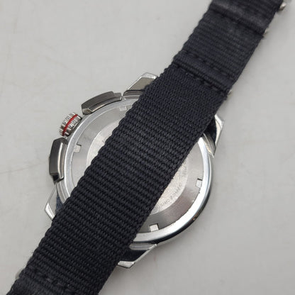 【中古品】【メンズ/レディース】 ORIENT オリエント M-FORCE QUARTZ RN-AC0N03E 自動巻き グリーン文字盤 腕時計 197-251106-as-11-izu カラー：ブラック×シルバー×グリーン 万代Net店