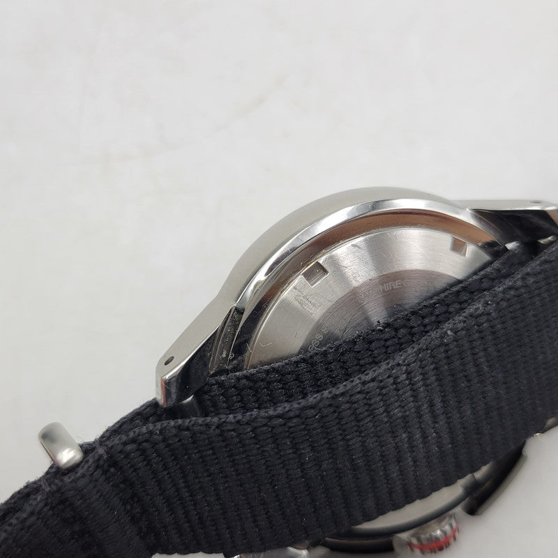 【中古品】【メンズ/レディース】 ORIENT オリエント M-FORCE QUARTZ RN-AC0N03E 自動巻き グリーン文字盤 腕時計 197-251106-as-11-izu カラー：ブラック×シルバー×グリーン 万代Net店