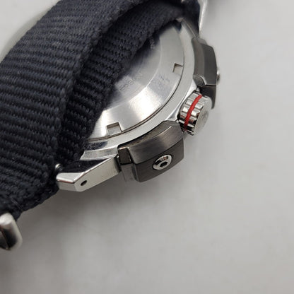 【中古品】【メンズ/レディース】 ORIENT オリエント M-FORCE QUARTZ RN-AC0N03E 自動巻き グリーン文字盤 腕時計 197-251106-as-11-izu カラー：ブラック×シルバー×グリーン 万代Net店