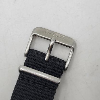 【中古品】【メンズ/レディース】 ORIENT オリエント M-FORCE QUARTZ RN-AC0N03E 自動巻き グリーン文字盤 腕時計 197-251106-as-11-izu カラー：ブラック×シルバー×グリーン 万代Net店