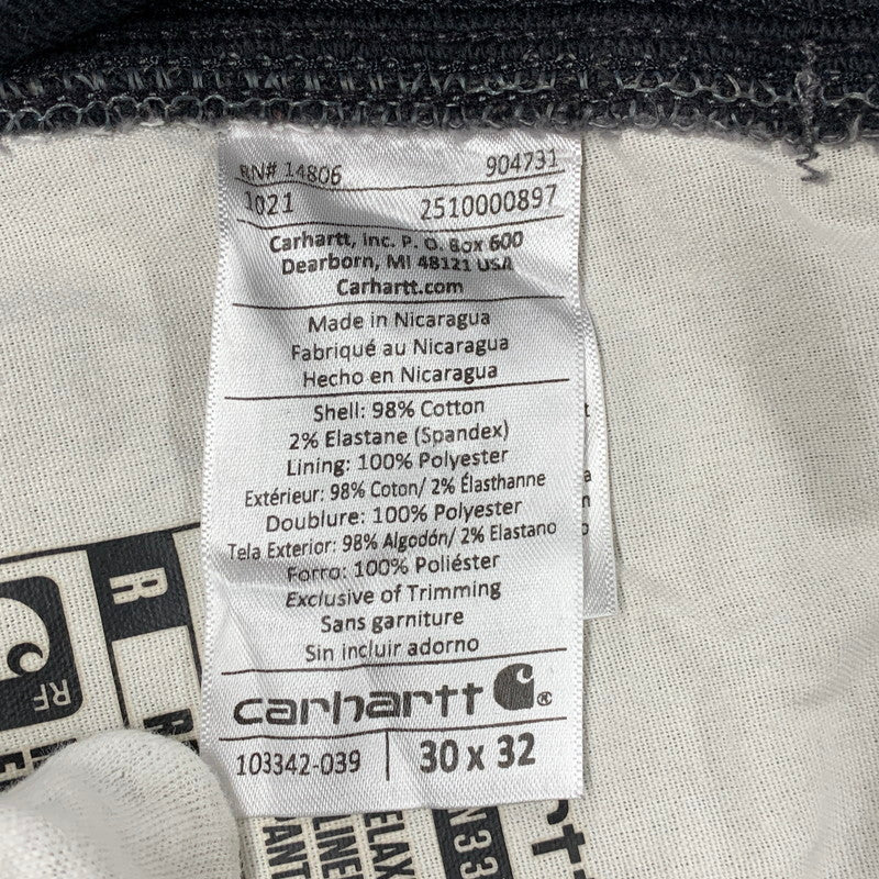 【中古品】【メンズ】 Carhartt カーハート KNIT LINED RUGGED FLEX PAINTER PANTS 103342-039 ペインターパンツ ボトムス 158-251112-as-17-izu サイズ：30×32 カラー：グレー系 万代Net店