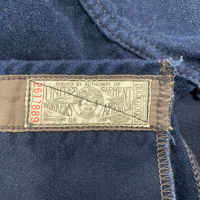 【中古品】【メンズ】 LS COTTON BLANKET SHIRT ロングスリーブ コットン ブランケット シャツ 長袖 トップス 145-251106-as-05-izu サイズ：38 カラー：ネイビー 万代Net店