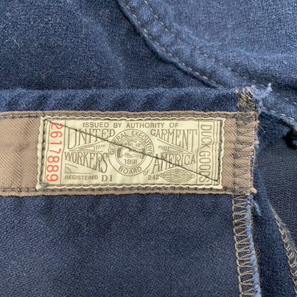 【中古品】【メンズ】 LS COTTON BLANKET SHIRT ロングスリーブ コットン ブランケット シャツ 長袖 トップス 145-251106-as-05-izu サイズ：38 カラー：ネイビー 万代Net店