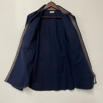 【中古品】【メンズ】 LS COTTON BLANKET SHIRT ロングスリーブ コットン ブランケット シャツ 長袖 トップス 145-251106-as-05-izu サイズ：38 カラー：ネイビー 万代Net店